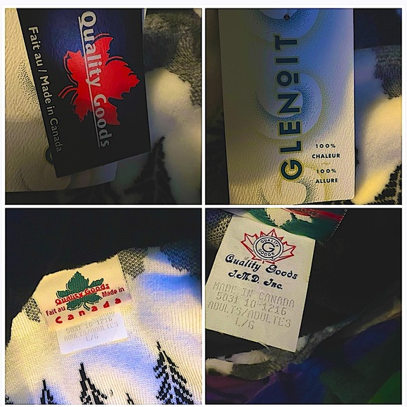 🎁🆕 Unisex-Oversized, or not-comfy soft fleece cardigan w/Canadian wildlife - Picture 12 of 16